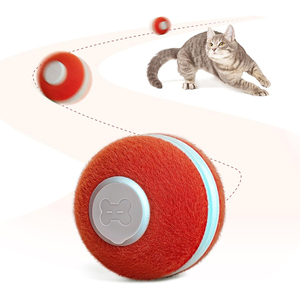 Jouet électrique automatique pour chat avec chargement USB, à détection intelligente, pour la poursuite, en silicone, design moderne et tendance, pour la maison, en promotion - Product Image 1