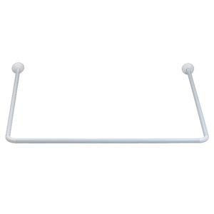Haute qualité en forme de U en acier inoxydable <span class=keywords><strong>douche</strong></span> <span class=keywords><strong>tringle</strong></span> 22-25mm en aluminium <span class=keywords><strong>tringle</strong></span> à rideau de <span class=keywords><strong>douche</strong></span> <span class=keywords><strong>d</strong></span>'<span class=keywords><strong>angle</strong></span> - Product Image 1