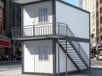 Maisons conteneurs préfabriquées de 20 pieds, luxe, 3 chambres, entièrement meublées, pour complexe hôtelier, avec cuisine et salle de bain, respirantes