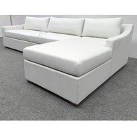 Canapé modulaire sectionnel pour l'intérieur Ensemble de meubles de salon en L Ensembles de canapés de luxe en vente chaude