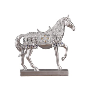 Master Gu Golden Horse Ornament Resin Decorative Figurine For Home Office Desk <b>Gift</b> - Product Image 5