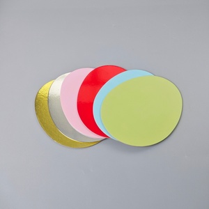 Sunshine 6 8 10 Inch Disposable Round Gold <b>Paper</b> Cake Boards Cake Circle Base Board for Food <b>Cupcake</b> Dessert Bakery - Product Image 2
