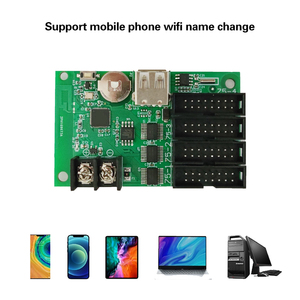 Scheda di Controllo per Display LED a Colori RHX8-Q4A con Funzioni Video/Testo/Immagini, Uso Interno/Esterno, Wi-Fi Asincrono - Product Image 3
