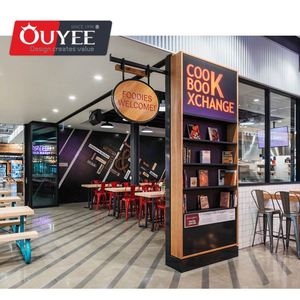 Boutique de thé aux bulles Centre commercial Magasin de thé au lait Vente en gros Kiosque d'affichage conçu sur mesure - Product Image 2