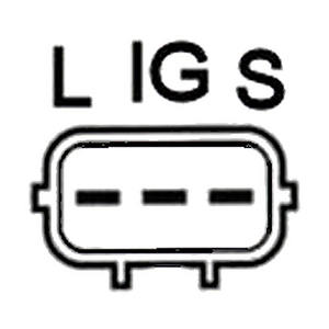 Alternateur compatible avec TOYOTA COROLLA 1.8 16V 4WD (AE103_, AE103) Essence (KW : 81, CV : 110) de 09-1995 à 04-1997 KUHNER - Product Image 3