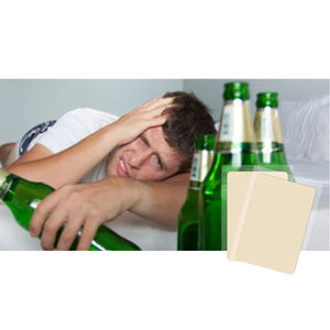 Tambalan hanger alkohol Vitamin B12 kustom kualitas tinggi Patch Hangover anggur bir - Product Image 1