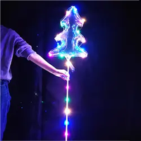 Vente en gros de ballons bobo à LED transparents phosphorescents de formes variées pour la Saint-Valentin, les ballons à bulles d'anniversaire et de mariage