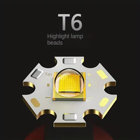 T6 LED Suchscheinwerfer Dual COB 5 Modi Eingebautes Werkzeugset Wiederaufladbares Rot-Blaues Warnlicht Outdoor Notfall-Handlampe