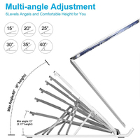 Momi OEM ODM Support pour ordinateur portable N16 Support pour ordinateur portable en aluminium pliable Support pour ordinateur portable de bureau Support pour ordinateur portable