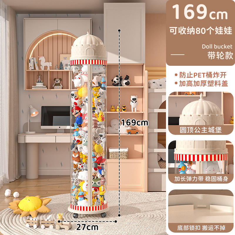 Modelo grande en forma de cúpula con ruedas