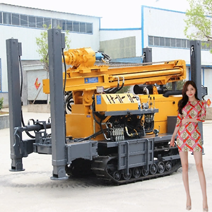 Grand appareil de forage de puits d'eau pneumatique monté sur véhicule de 300 mètres Compresseur d'air Appareil de forage de roche intégré Forage de puits - Product Image 3