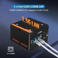 CWWK Pocket NAS X86 P6 N150 N355 Mini PC 4 Bay 2 x I226-V 2.5GbE LAN Micro Server DDR5 RAM 4 x M.2 NVMe Small Desktop Computer