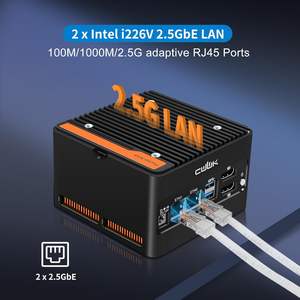 Cvwk X86-P6 पॉकेट-nas nas n150 मिनी पीसी 2x I226-V 2.5gb lan माइक्रो कंप्यूटर Wiff7 bt5.4 संभव dr5 4 बे mo मिनी कंप्यूटर - Product Image 5