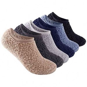 Pantofole Morbide e Soffici da <span class=keywords><strong>Donna</strong></span> con Logo Personalizzato, Calze Antiscivolo Calde e Confortevoli per Uso Quotidiano, Traspiranti, Lunghezza Media per l'Inverno - Product Image 1
