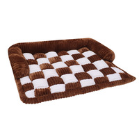 Canapé-lit pour chien et chat, moderne, luxueux, fait main, cousu, écologique, en peluche, confortable, amovible et lavable, vente en gros