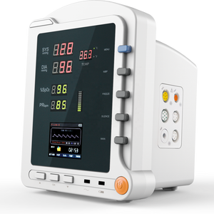 Moniteur cardiaque à écran tactile médical MKR avec mesure de la température, moniteur de signes vitaux de 8 pouces - Product Image 1