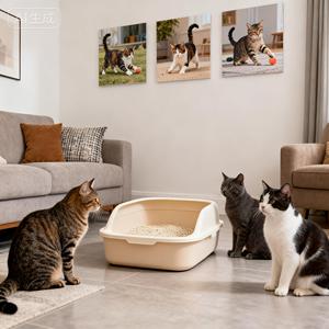 Litière pour chat en tofu durable, charbon actif, bois, amidon de maïs, jetable dans les toilettes, sans blocage, biodégradable, écologique - Product Image 1