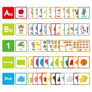Tarjetas de Memoria para Bebés, Tarjetas de Aprendizaje de Palabras y Letras del Alfabeto para Niños Pequeños, Premiadas Tarjetas de Primeras Palabras - Product Image 6