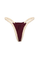 XF 2027 Nouvel ensemble de bikinis personnalisés rouge rubis ivoire abricot, maillot de bain 2 pièces, vêtements de plage, maillot de bain pour femmes, fabricant de maillots de bain