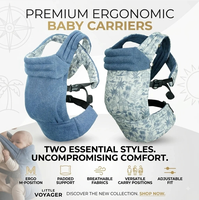 Porte-bébé PABELY certifié CE, luxe, ergonomique, en coton et lin de qualité supérieure, cadre robuste, capacité de charge de 15 kg, pour bébés de 0 à 3 ans, pliable et facile à utiliser
