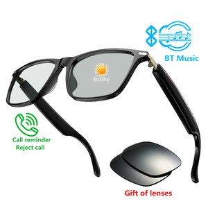 M01 Smart Glasses Photochromic Lenses <b>Bluetooth</b> Calling Voice Control Music Playback Lightweight Design - Product Image 4