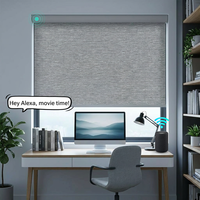 Stores verticaux occultants électriques intelligents intégrés sans cordon, isolation thermique, pour chambre et salon