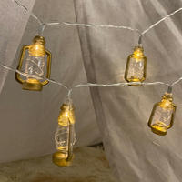 Guirlande lumineuse LED vintage multicolore style lampe à paraffine, créative, pour ambiance de chambre, Noël et décorations féeriques