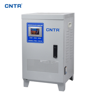 Régulateur de tension automatique servo CNTR TND3-10KVA monophasé 220V AC avec écran LCD AVR pour appareils électroménagers et de bureau
