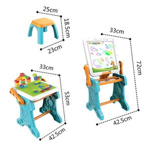 Tekening Speelgoed Tekentafel Blokken Tafel 2 In 1 Studie Bureau Kinderen Educatief Speelgoed Kid - Product Image 6