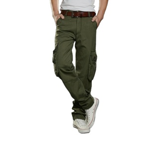 Custom Cotton Twill <b>Cargo</b> Pants Relaxed Fit <b>Straight</b> <b>Leg</b> Utility <b>Trousers</b> Multi Pocket Outdoor Hiking Workout Casual Camouflage - Product Image 3