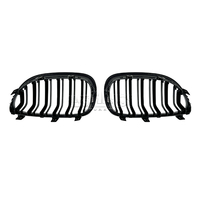 HS E60 calandre de voiture noir brillant ABS plastique pare-chocs avant calandre pour BMW série 5 E60 2004-2010