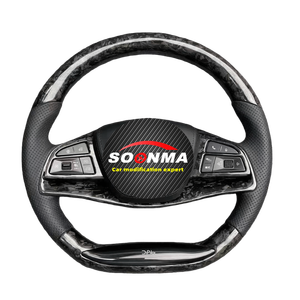Venta Directa de Fábrica: Volante de Fibra de Carbono de 3 Radios para Modificación de BYD Han EV/<span class=keywords><strong>DM</strong></span> 20-21 - Product Image 3