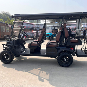 Nouveau chariot de golf électrique 2 + 2/4 places/buggy système de batterie au lithium certifié CE parcours de golf 90km de conduite kilométrage équipé de queue - Product Image 2
