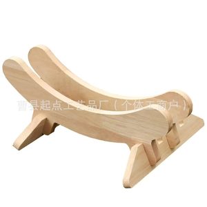 Soporte de Almacenamiento para Bicicletas de Madera, Soporte de Piso Desmontable para Bicicletas de Montaña, Estilo Creativo - Product Image 4