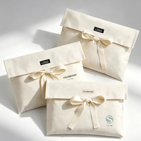 Sac à poussière en coton imprimé OEM ODM, réutilisable, pliable, en toile, avec lien en ruban pour bijoux et vêtements