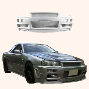Skyline R34 GTR NIS loại sợi thủy tinh cản trước với môi dưới bộ phận cơ thể cho ztune - Product Image 1