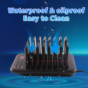 Food Court Wireless Pager System 16 Pagers Queue Buzzer Service <strong>Call</strong> <strong>Button</strong> Restaurant Guest Calling Device Kitchen Beeper - Product Image 4