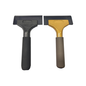 Car Window Tinting Squeegee Aluminum Alloy Handle Black Gold Durable For Automotive Use - Product Image 1