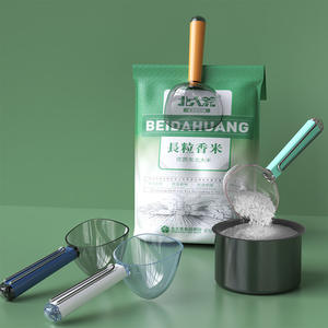 ช้อนตวงแบบใสสำหรับแป้งข้าวเจ้าและธัญพืช พร้อมคลิปปิดผนึก สะดวกสบาย ดีไซน์ทันสมัย วัสดุ PP ผลิตจากเจ้อเจียง - Product Image 3