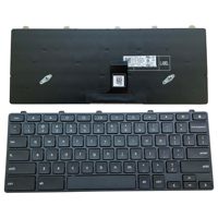 Clavier de remplacement pour Dell Chromebook 11 3100 5190 3110 3120 Series |   Clavier US avec clé de verrouillage 0FMDPJ/0RFXCF DLM17J2