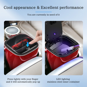ที่เขี่ยบุหรี่ในรถยนต์พร้อมไฟ LED ที่เขี่ยบุหรี่ทำจาก ABS - Product Image 4