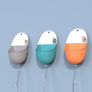 Urinoir mural pour garçons Baby Guard Town, motif dessin animé, pour l'apprentissage de la propreté, en PP, couleurs bleu, orange, gris - Product Image 1