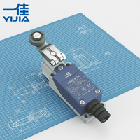 Interrupteur de fin de course YIJIA YJME-8104 DPST 10A 440V, sécurité, levier à rouleau vertical en caoutchouc, positionnement rotatif, protection IP65, étanche à vis