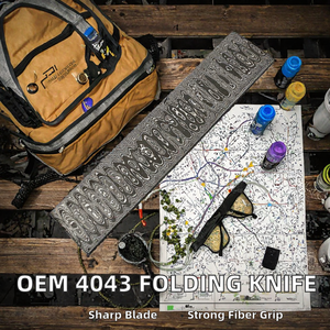 มีดพับ OEM 4043 DIY ใบมีด 8cr13mov ขนาด 2 นิ้ว ด้ามจับไนลอนเสริมใยแก้ว สำหรับตั้งแคมป์ เอาตัวรอด ล่าสัตว์ - Product Image 2