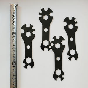 Llave multifunción para bicicleta, 2,5mm, 45, acero, blanco y negro, llave de disco con múltiples orificios para reparación de bicicletas - Product Image 3