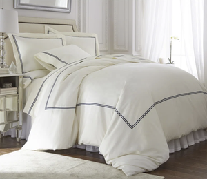 Chất Lượng Khách Sạn 100% Cotton Duvet Cover Tấm Ga Giường Đặt 300TC Nữ Hoàng Vua Kích Thước Thêu Hiện Đại Thiết Kế Dệt Được Trang Bị Bộ Đồ Giường Đặt - Product Image 6