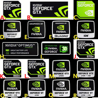 Autocollants pour Cartes Graphiques NVIDIA-RTX RTX 4090TI 4080 4070TI 4060 GEFORCEGTX RTX RADEON, Nouveaux et Originaux