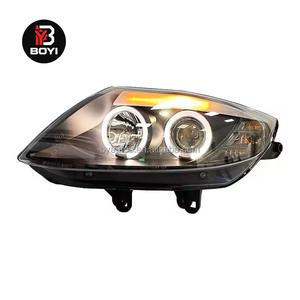 Faro per <span class=keywords><strong>BMW</strong></span> <span class=keywords><strong>Z4</strong></span> <span class=keywords><strong>E85</strong></span> E86 2003-2008, Accessori Auto, Luce Diurna a LED con Occhio d'Angelo, Plug and Play - Product Image 5