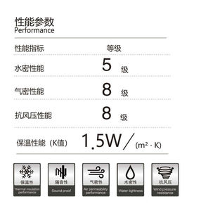 <span class=keywords><strong>Porte</strong></span> <span class=keywords><strong>coulissante</strong></span>, système de <span class=keywords><strong>porte</strong></span> en alliage d'aluminium à isolation thermique <span class=keywords><strong>intégrée</strong></span>, adapté aux appartements, aux immeubles de bureaux - Product Image 6