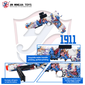 ปืนของเล่นพลาสติกยิงกระสุนเจลนิ่มไฟฟ้า รุ่น <span class=keywords><strong>M1911</strong></span> ปี 2024 และปืนเจลบอลส์ - Product Image 2